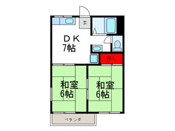 間取図 ﾌﾚｸﾞﾗﾝｽ･ｱｲ