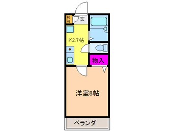 間取図 アビタシオン奈佐原Ａ棟