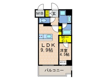 間取図 ルガールボニート新神戸