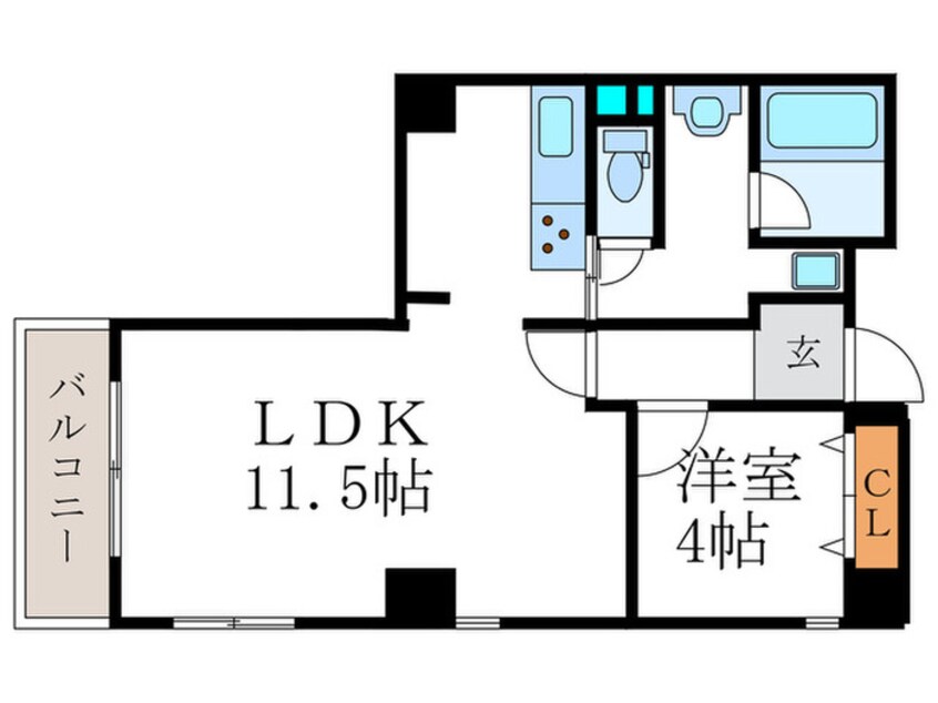 間取図 パインフィ－ルド七条