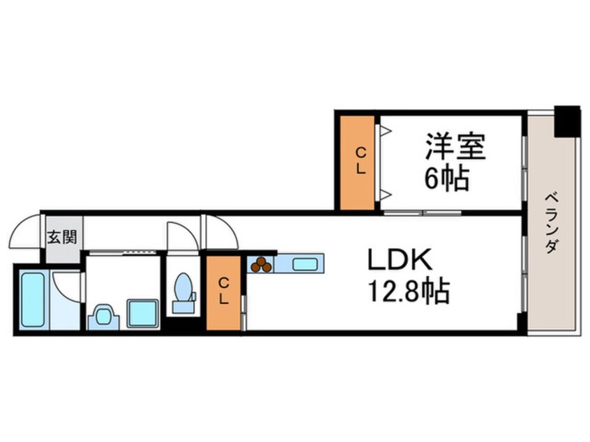 間取図 パインフィ－ルド七条