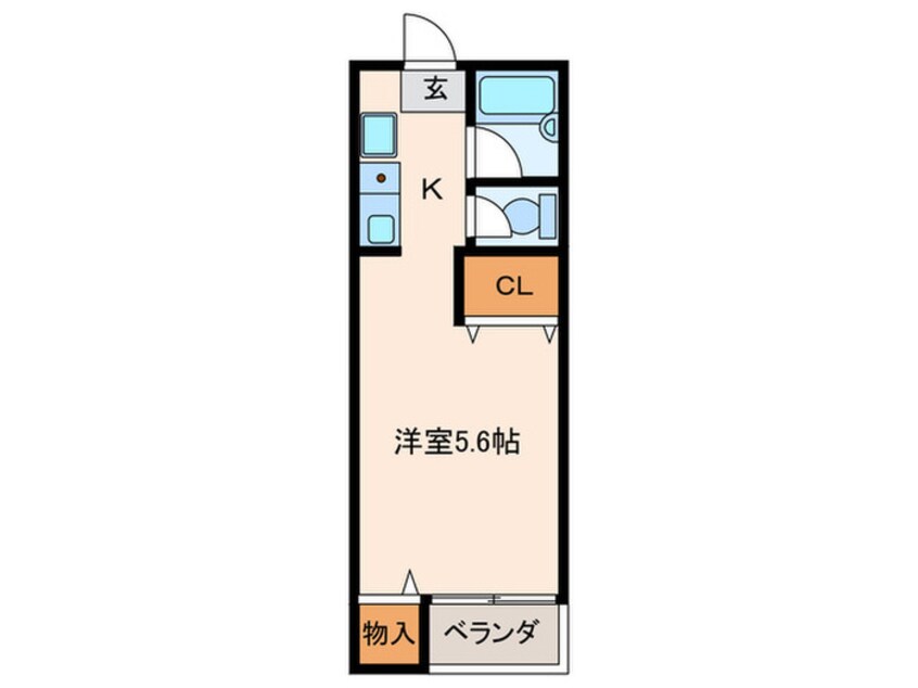 間取図 ビリオン２２有瀬