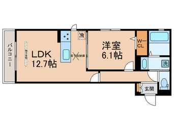 間取図 GRAMM桂北滝川B棟