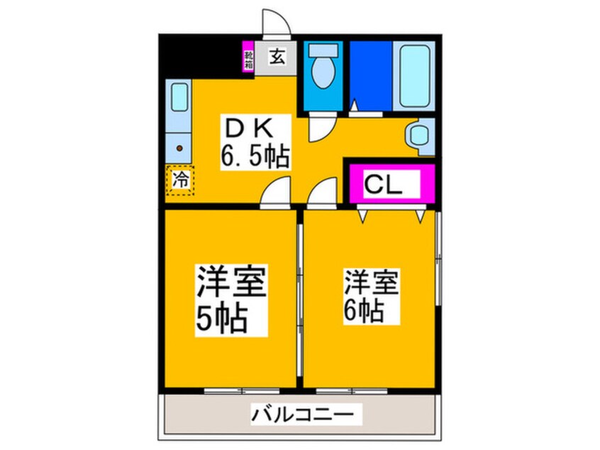 間取図 セジュール水賀池