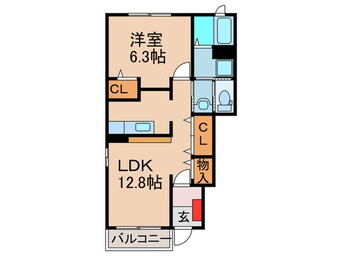 間取図 アルカンシェル　コリ－ヌ２