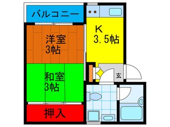 間取図 ピンクフラミンゴ