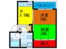 ピンクフラミンゴ 2Kの間取り