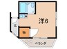 中井マンション 1Rの間取り