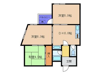 間取図 辻庄ハイツ