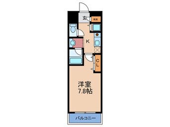 間取図 シャインビュ－淡路