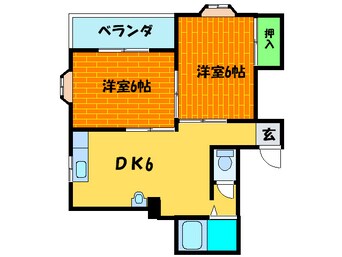 間取図 エクセレント川辺