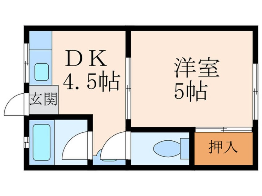 間取図 東武コーポ