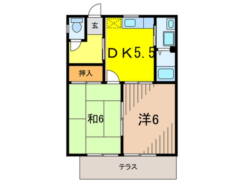 間取図 カ－サ オクムラ