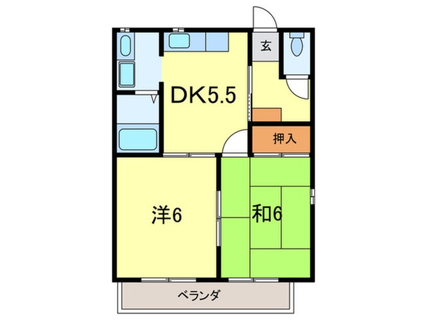 間取図 カ－サ オクムラ