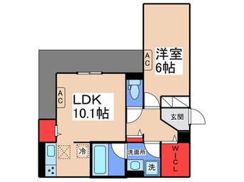 間取図 クレスト平野南