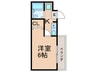 スーパーコート長居公園フロント 1Kの間取り