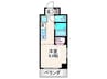 エルミタ－ジュ難波南Ⅴ 1Rの間取り