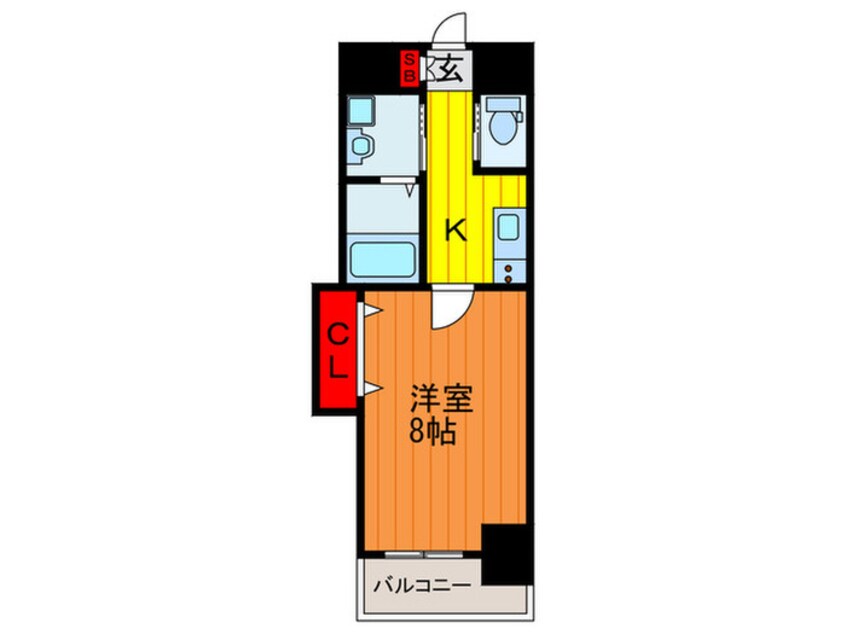 間取図 Ｄ－ｃｏｕｒｔ門真駅前