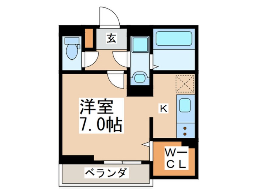 間取図 メゾン　カルム