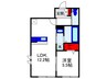 Comodo Casa 1LDKの間取り