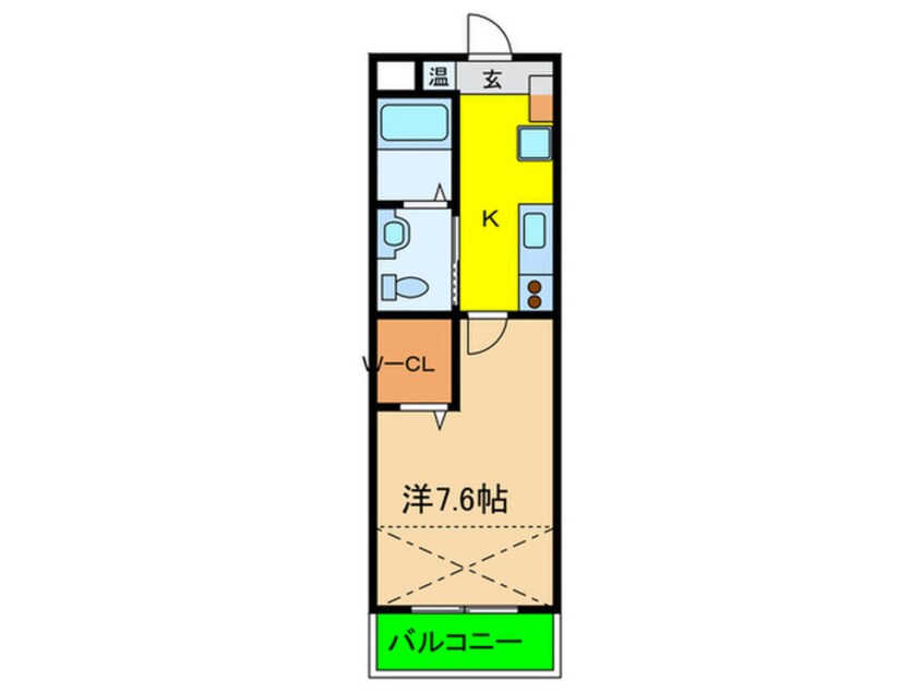 間取図 ワコ－レヴィアノ須磨関守