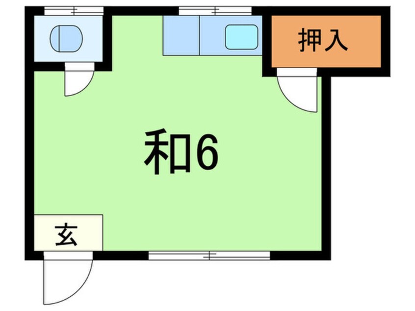 間取図 ハイツペコ