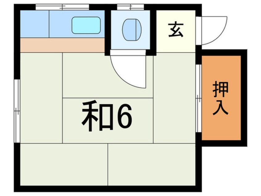 間取図 ハイツペコ