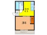 三東マンション 1DKの間取り
