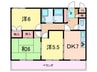 ハイム屋敷本 3DKの間取り