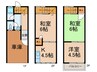段上町連棟 3Kの間取り