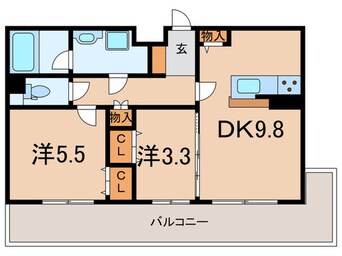 間取図 門戸厄神・M社計画新築工事