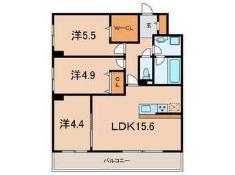 間取図 門戸厄神・M社計画新築工事