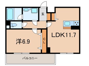 間取図 門戸厄神・M社計画新築工事