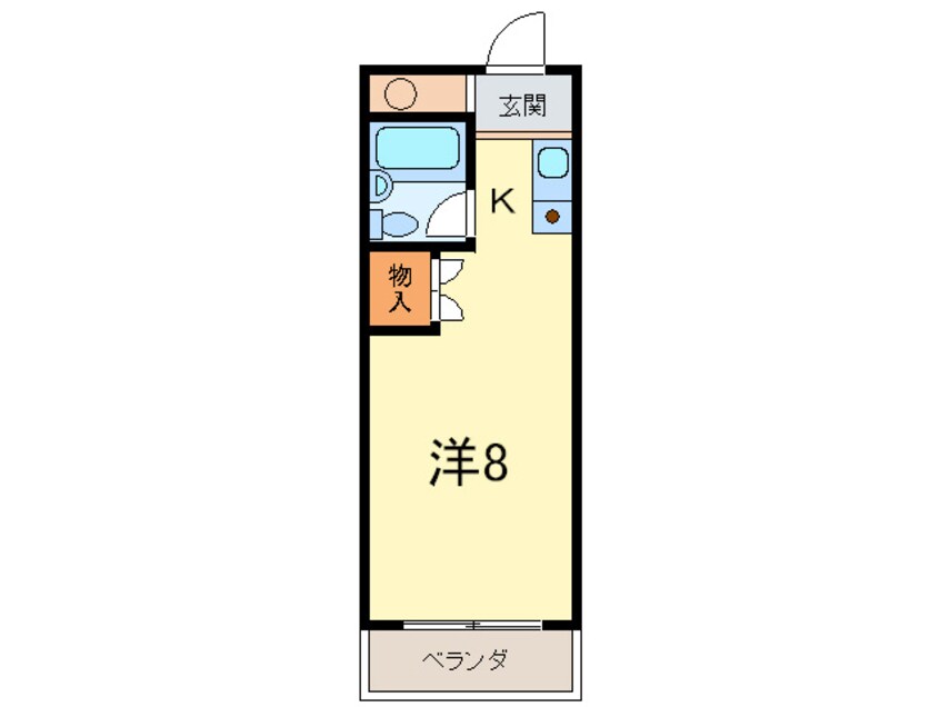 間取図 ドミトリ－ときわ