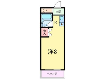 間取図 ドミトリ－ときわ