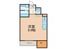 プランタン２２１ 1Rの間取り
