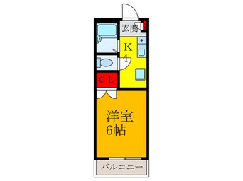 間取図 メゾンクリサンテーム