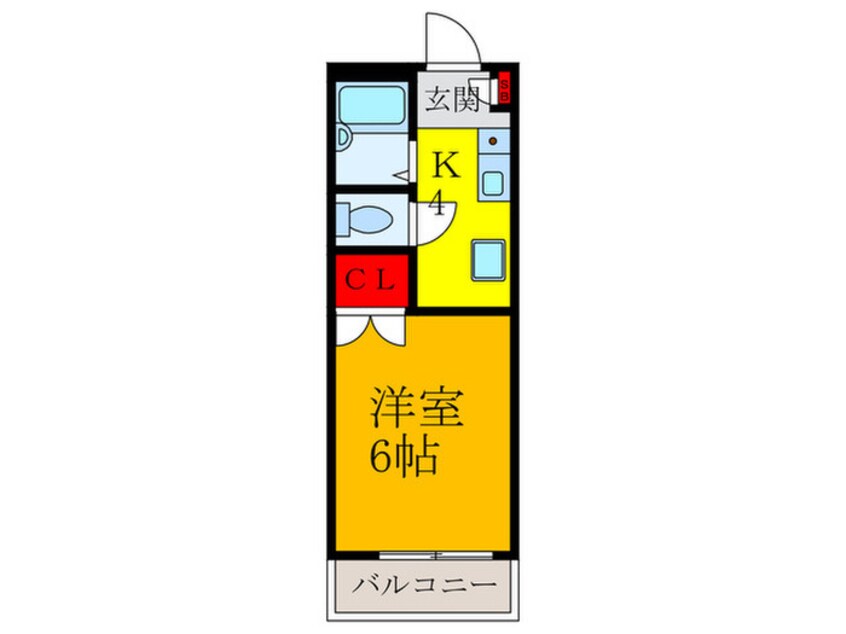 間取図 メゾンクリサンテーム