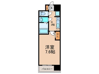 間取図 ｽﾌﾟﾗﾝﾃﾞｨｯﾄ中之島DUE