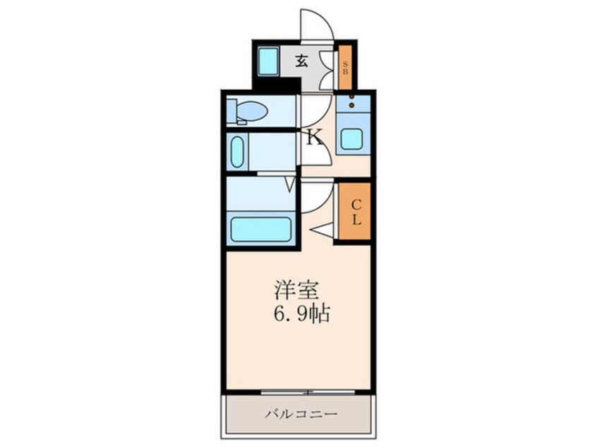間取図 仮)フォ－リアライズ尼崎エラン