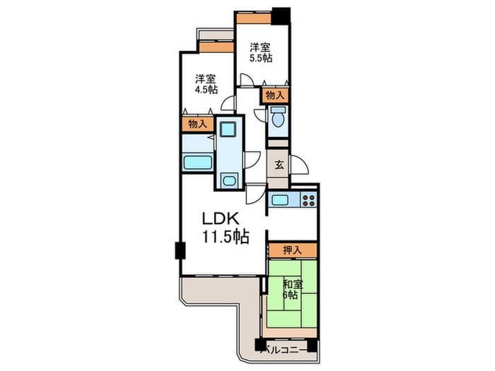 間取り図 ＣＯＺＹ桜の町