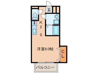 間取図 フラットソラ