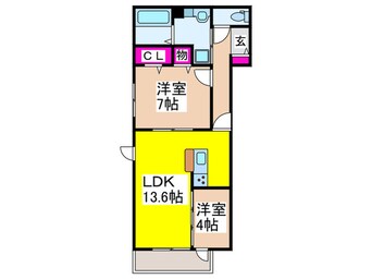 間取図 レオンガーデン