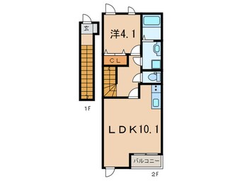 間取図 エッセンティア谷上