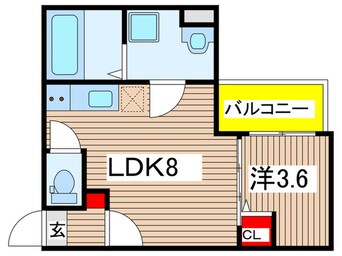 間取図 エバーグリーンTACHIBANA