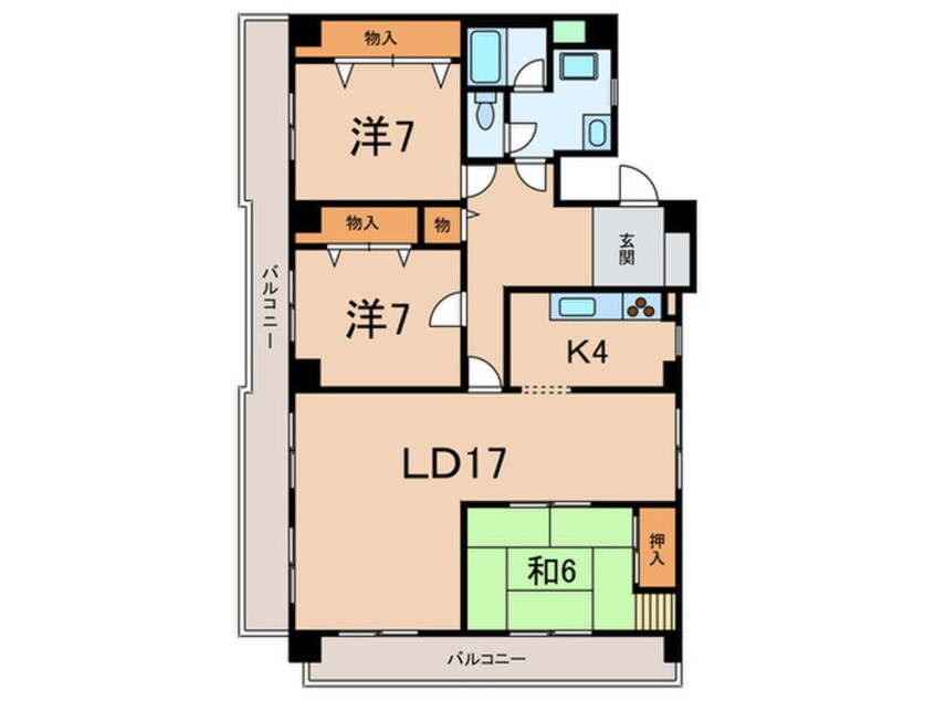 間取図 シャルマン屋敷本