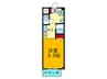 ＧＲＡＮＤ大垣内 1Kの間取り