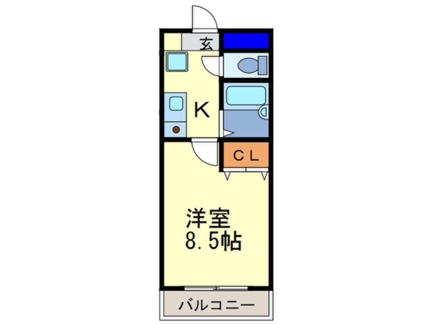 間取図 リバ－ス桐山