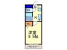 リバ－ス桐山 1Kの間取り