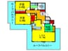 THE KOURIEN TOWER（2109） 3LDKの間取り